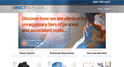 Desktop Screenshot of directsurgicalequipment.com